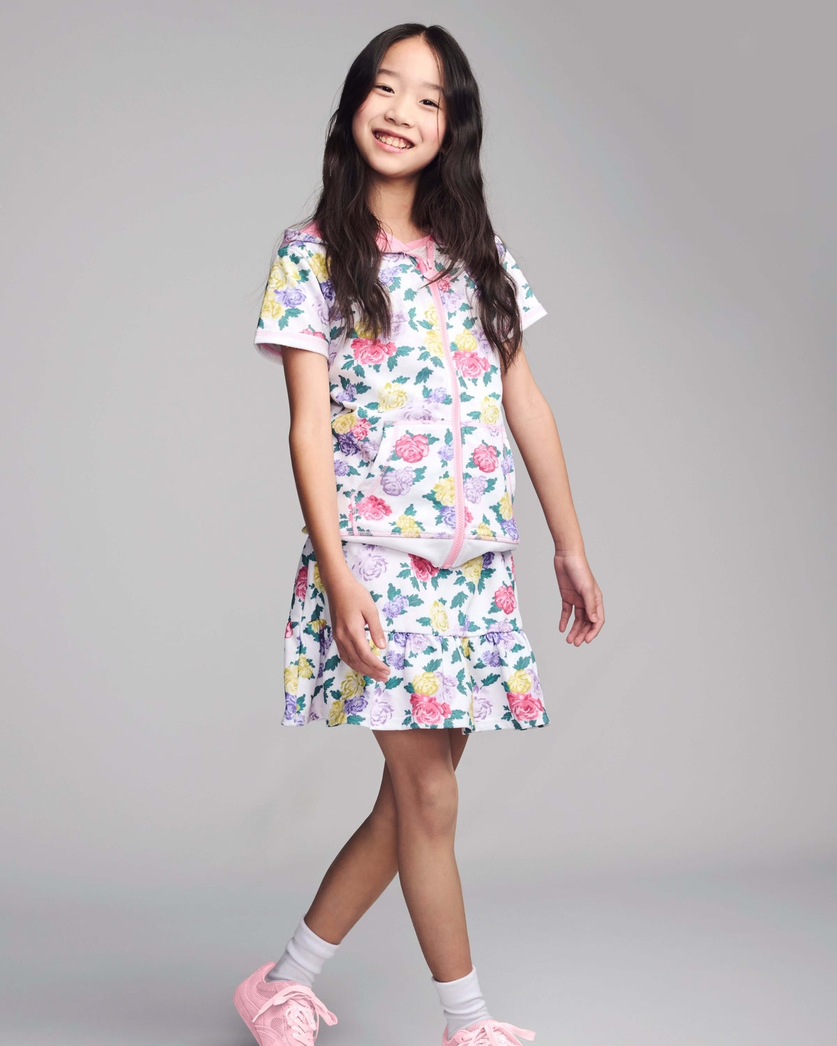 Floral Garden Flare Skort