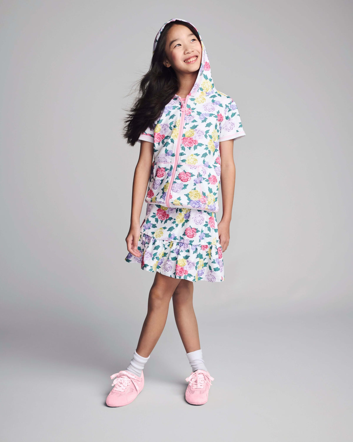 Floral Garden Hoodie Set