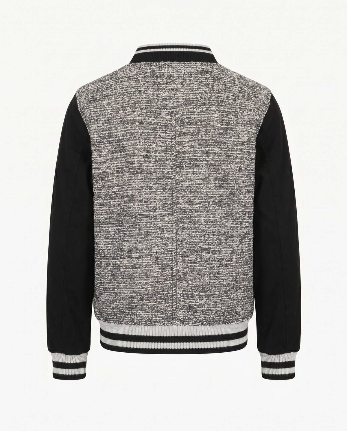 Black Boucle Nikki Bomber Jacket