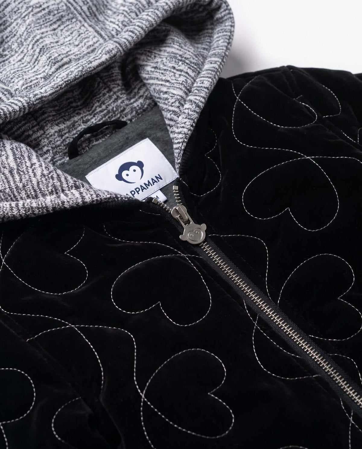 Silver Hearts Bomber Jacket