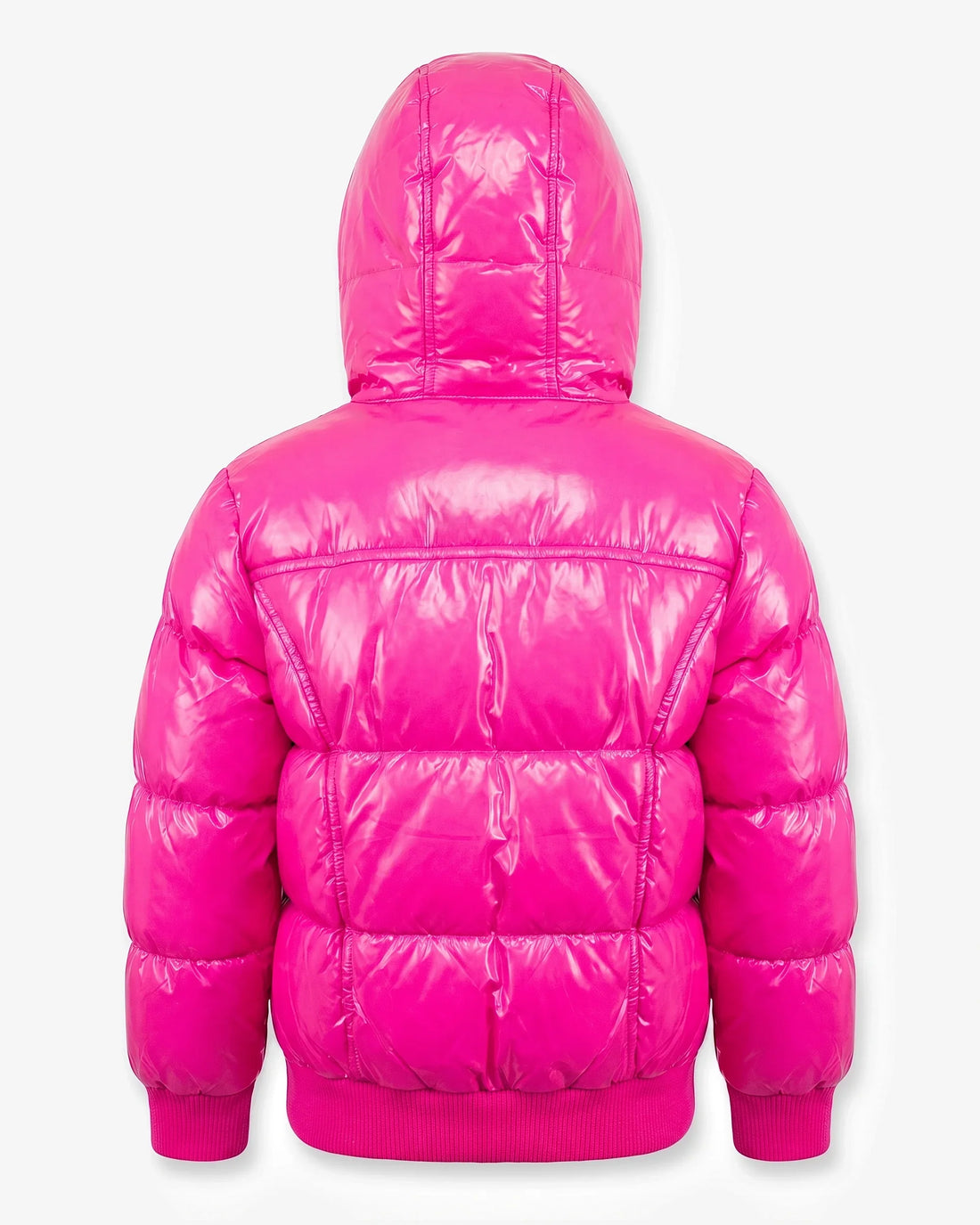 Pink Glitter Puffy Coat