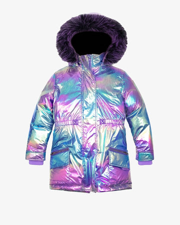 Alexandrite Middie Puffer Coat