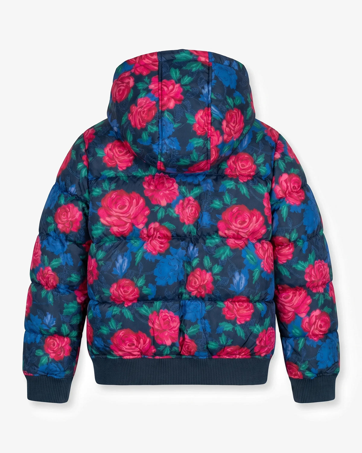Navy Rose Garden Flurry Coat