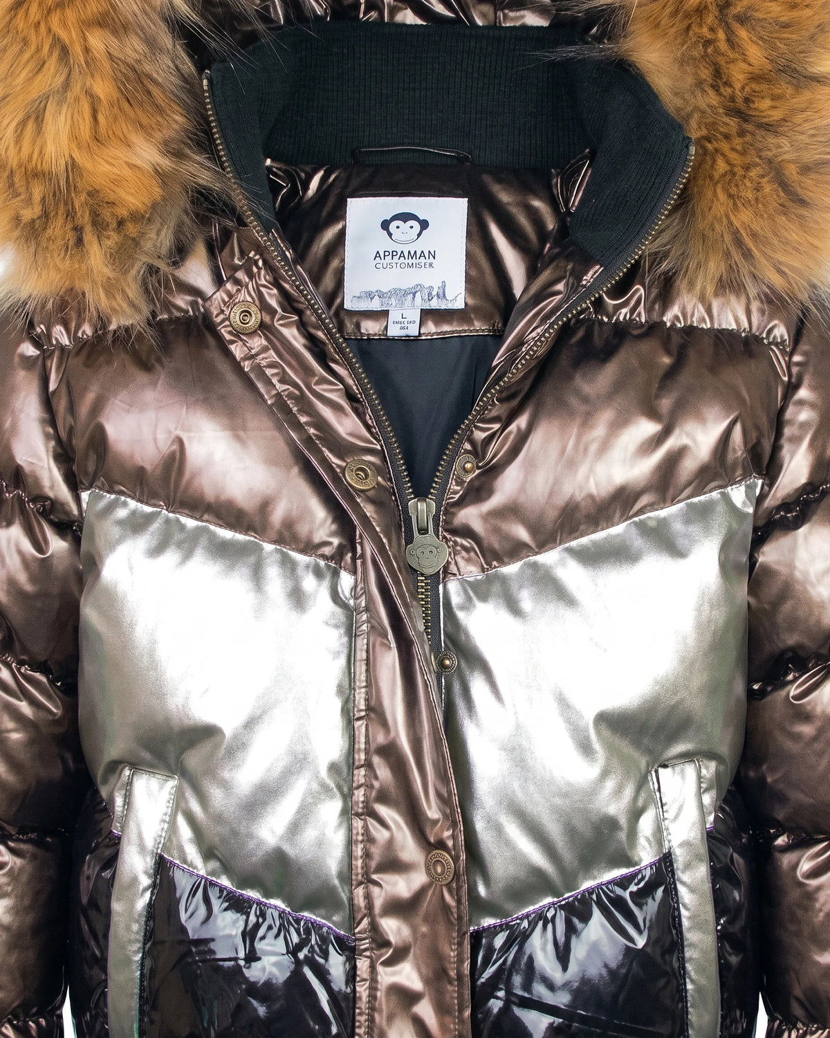 Copper Kylie Puffer Coat