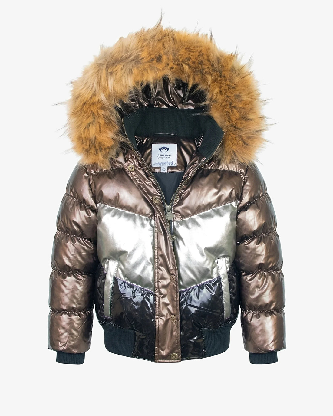 Copper Kylie Puffer Coat