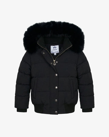Black Kyla Puffer Coat