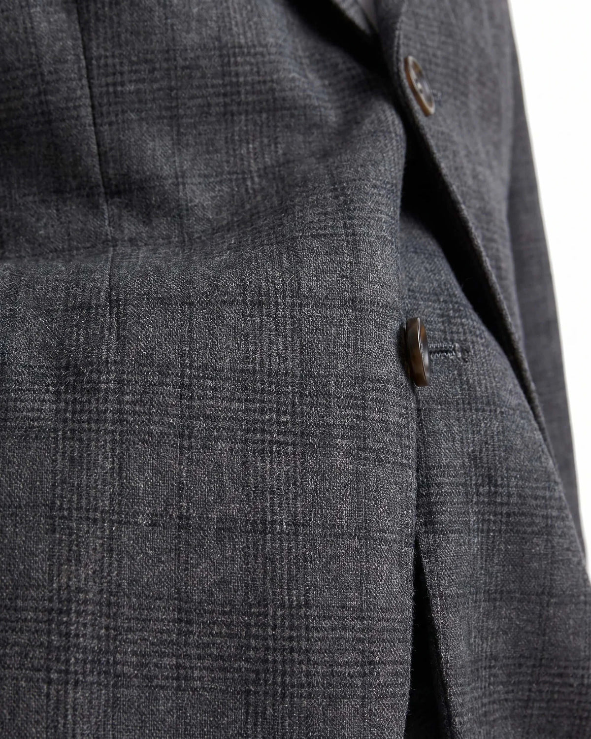 Gentleman's Plaid Stretchy Mod Suit