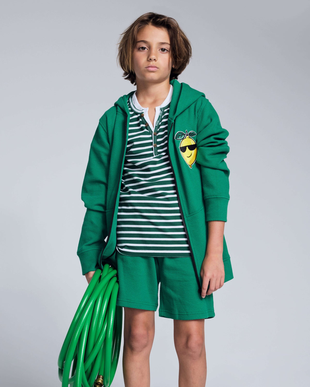 Garden Green Stripe Hilltop Henley