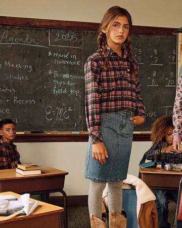 Midi Denim Skirt