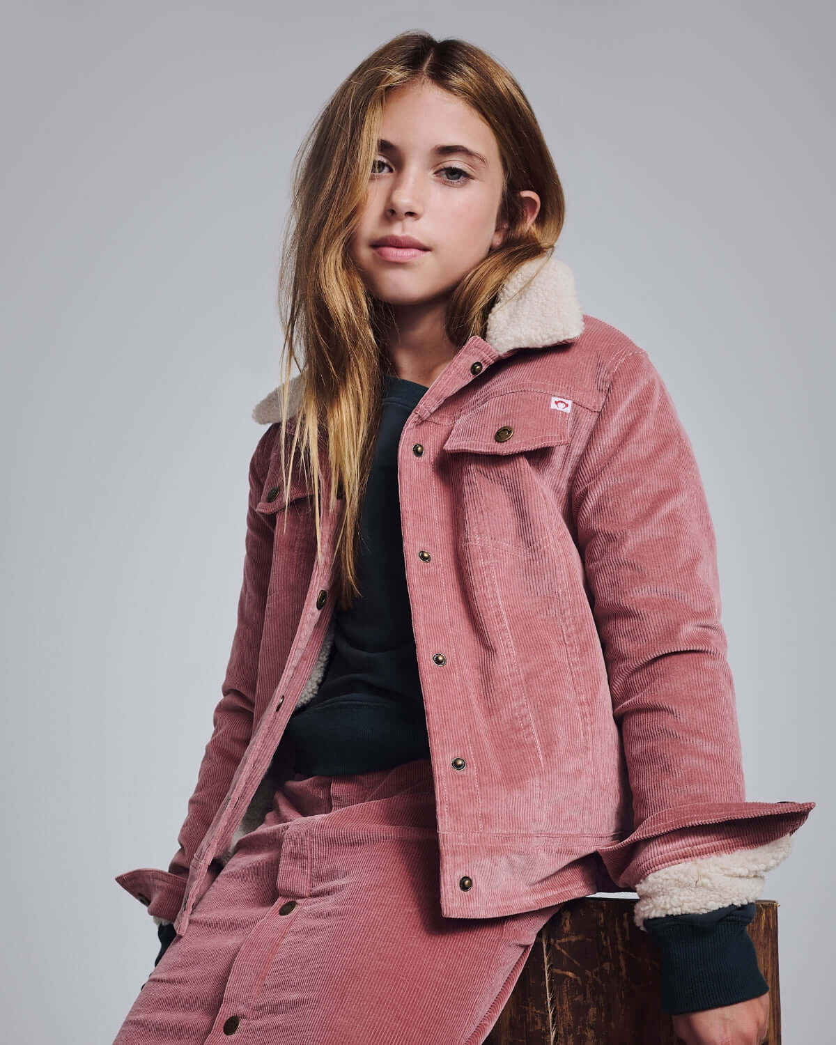 Dusty Rose Barbour Cord Jacket