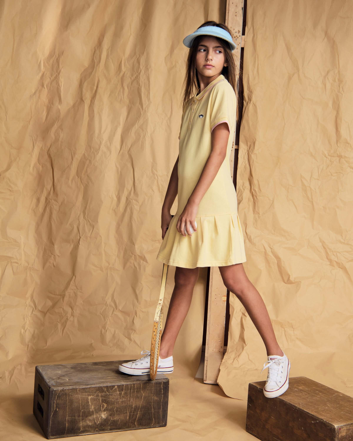 Buttercup Polo Pleated Dress