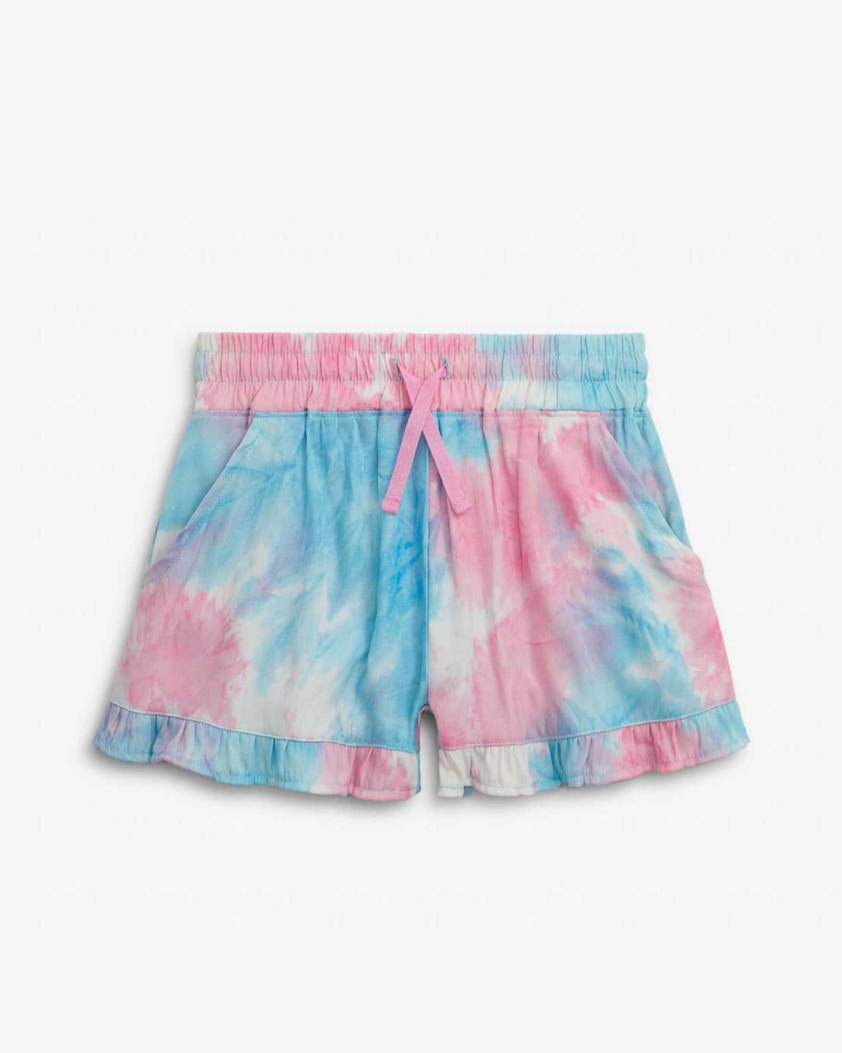 Pink Blue Tie Dye Natalie Shorts