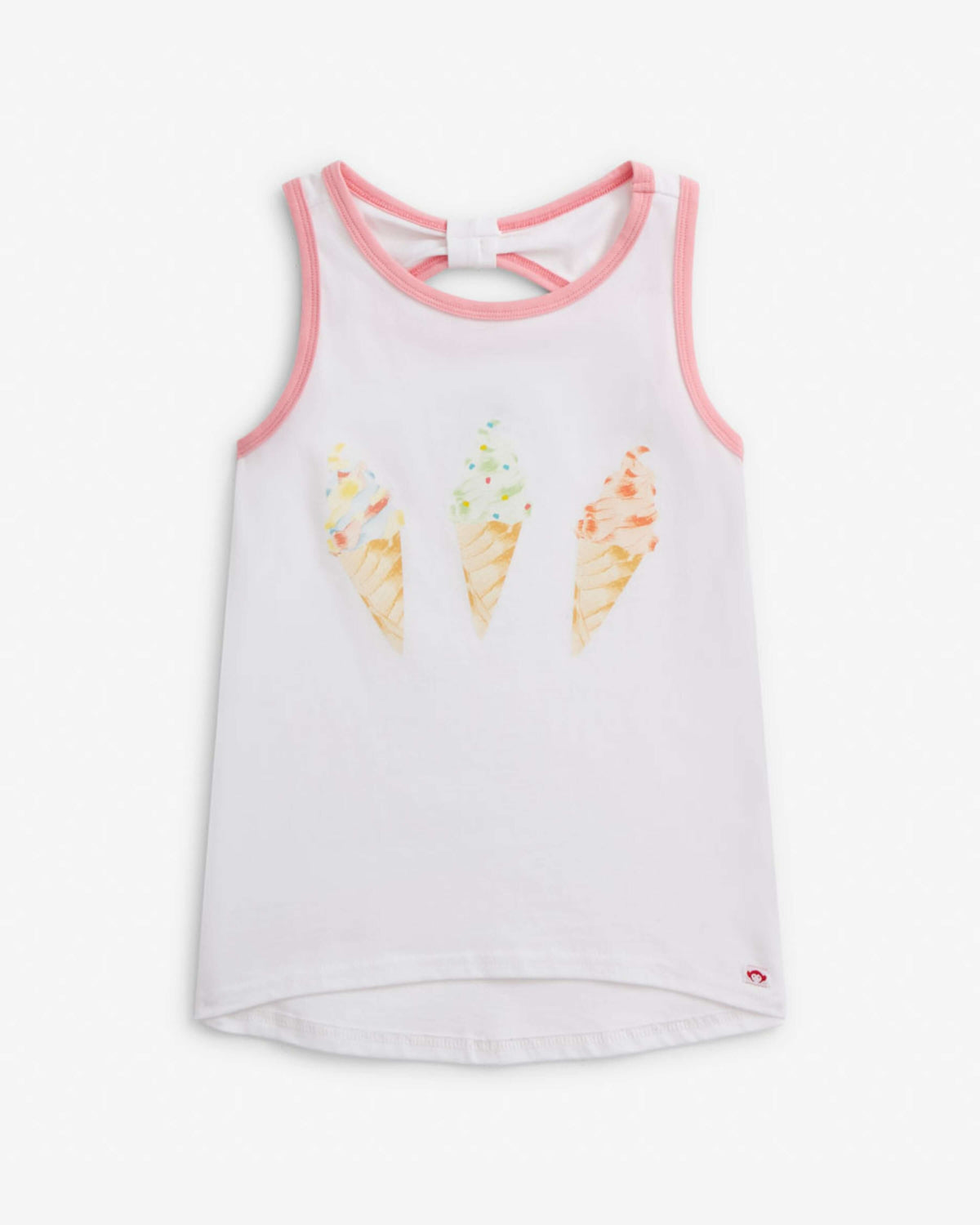 Ice Cream White Hazel Top