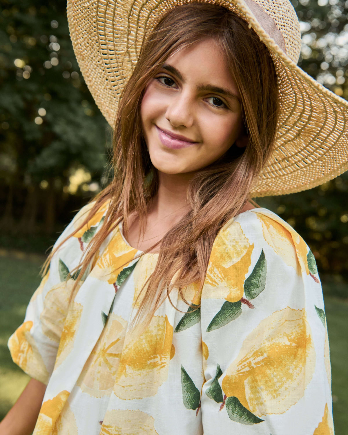 Lemons Puff Dress