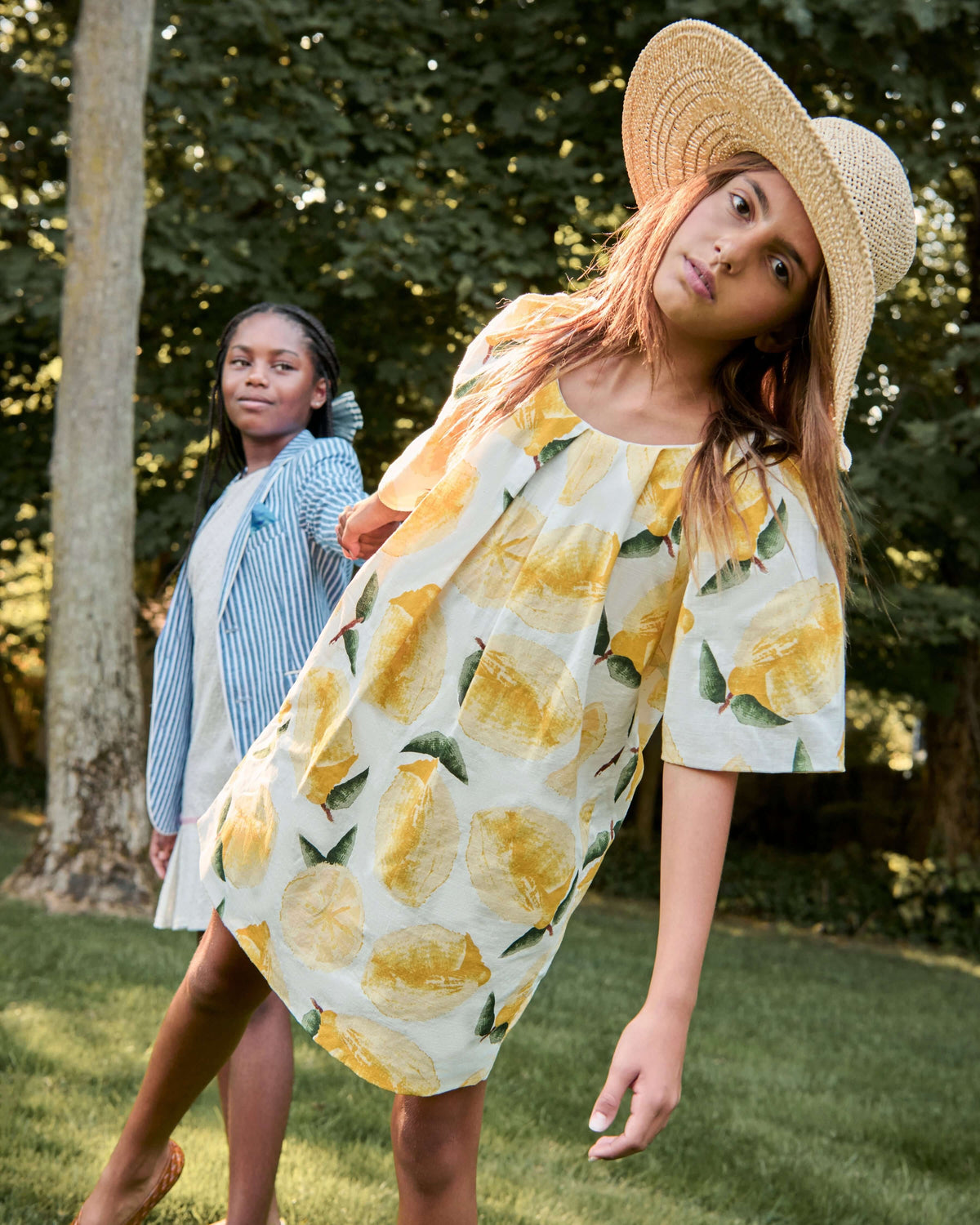 Lemons Puff Dress
