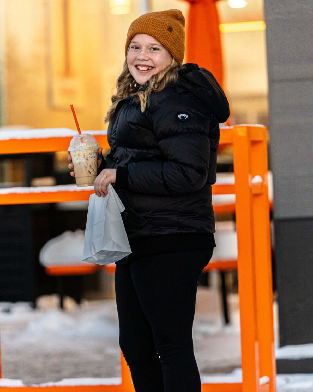 Black Park Ave Puffer Coat