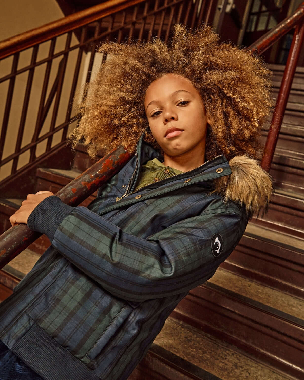Black Watch Tartan City Transit Coat