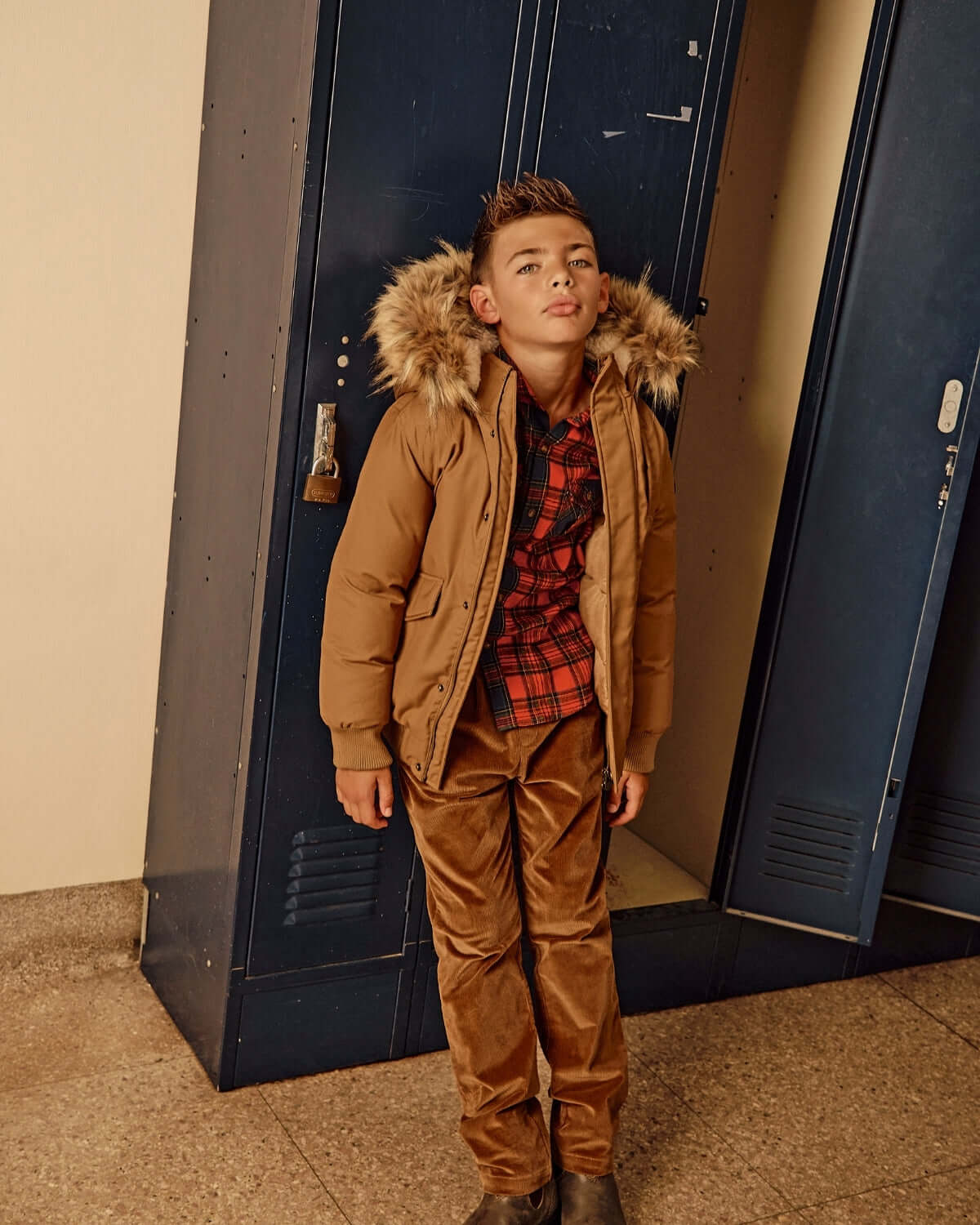 British Khaki Cord Club Pants