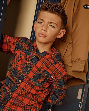 Holiday Plaid Flannel Shirt