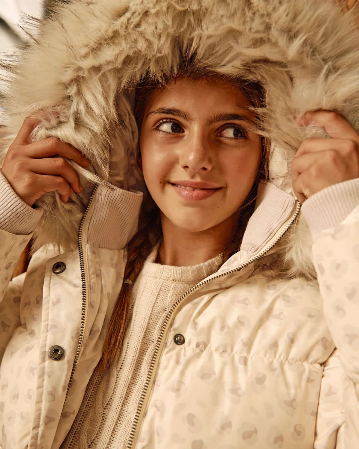 Snow Leopard Kyla Puffer Coat