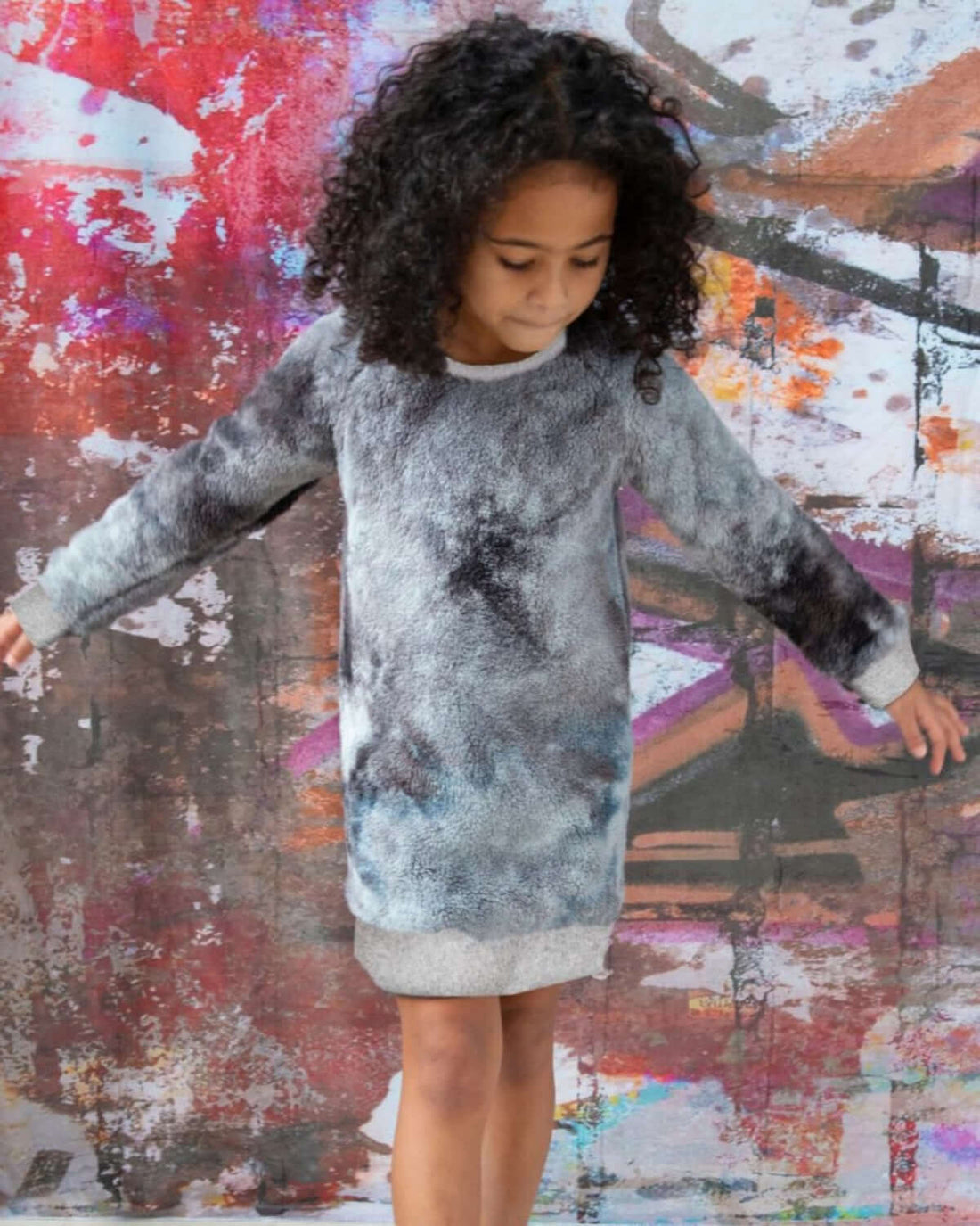 Steel Blue Avina Dress