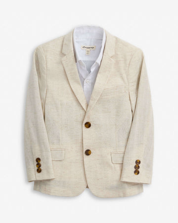 Linen Ivory Sports Jacket