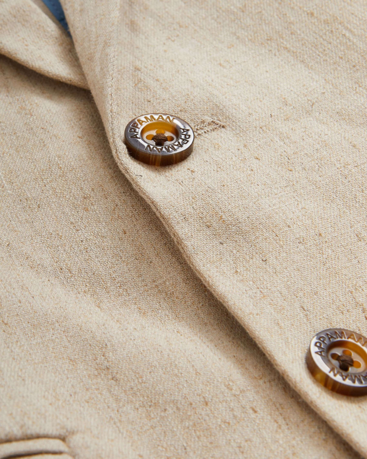 Linen Sand Stretchy Mod Suit