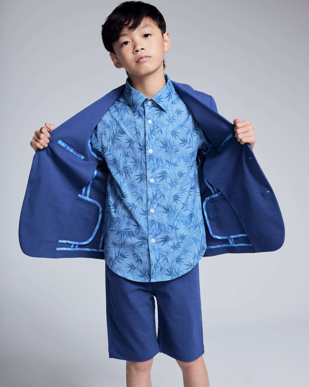 Linen Canopy Blue Sports Jacket