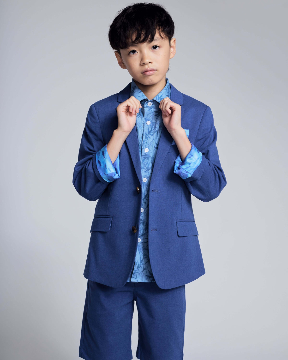 Linen Canopy Blue Sports Jacket
