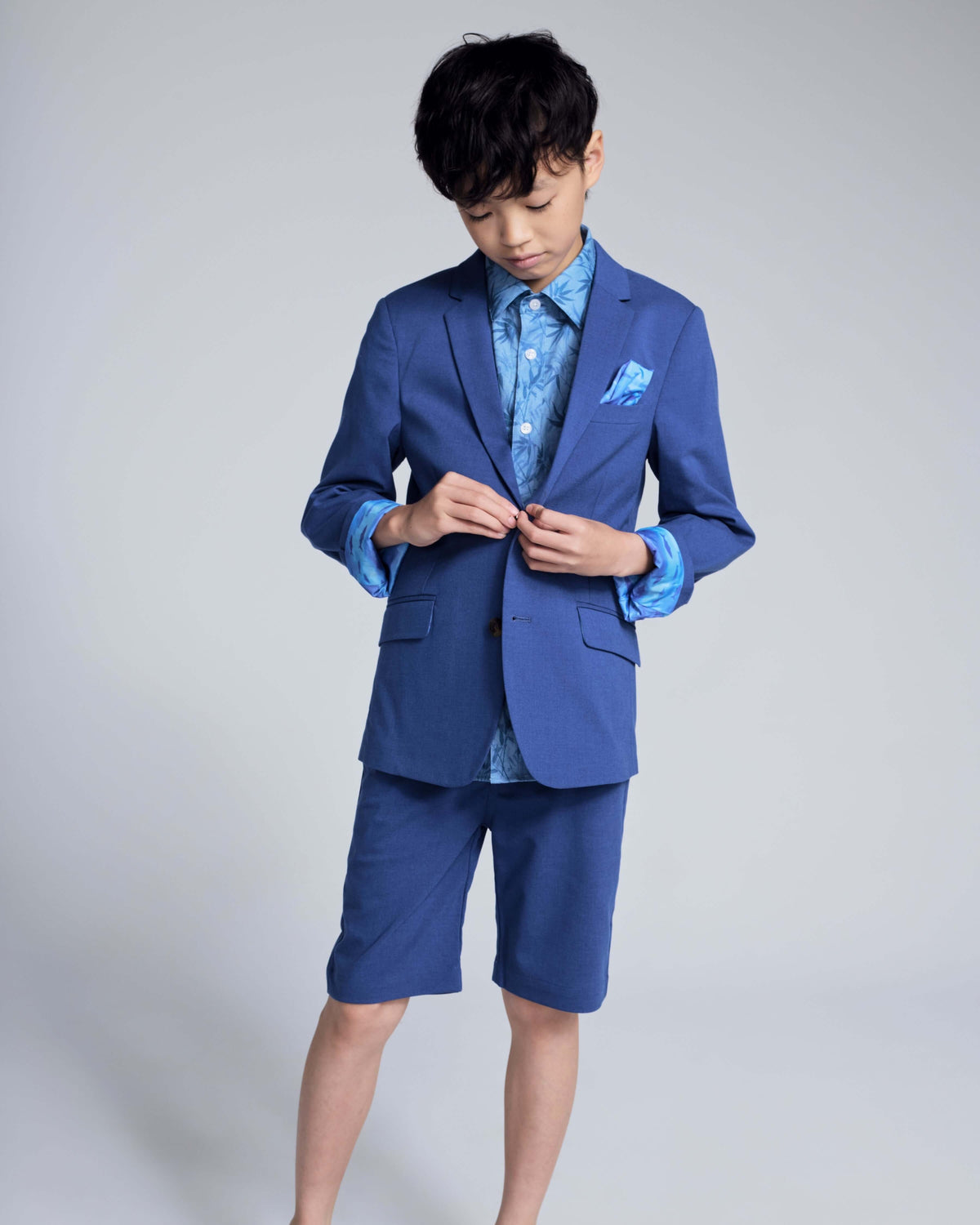 Linen Canopy Blue Sports Jacket