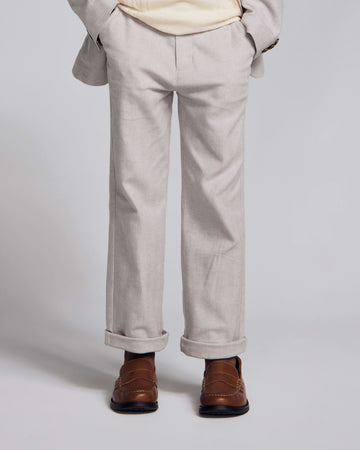 Linen Grey Beach Pants