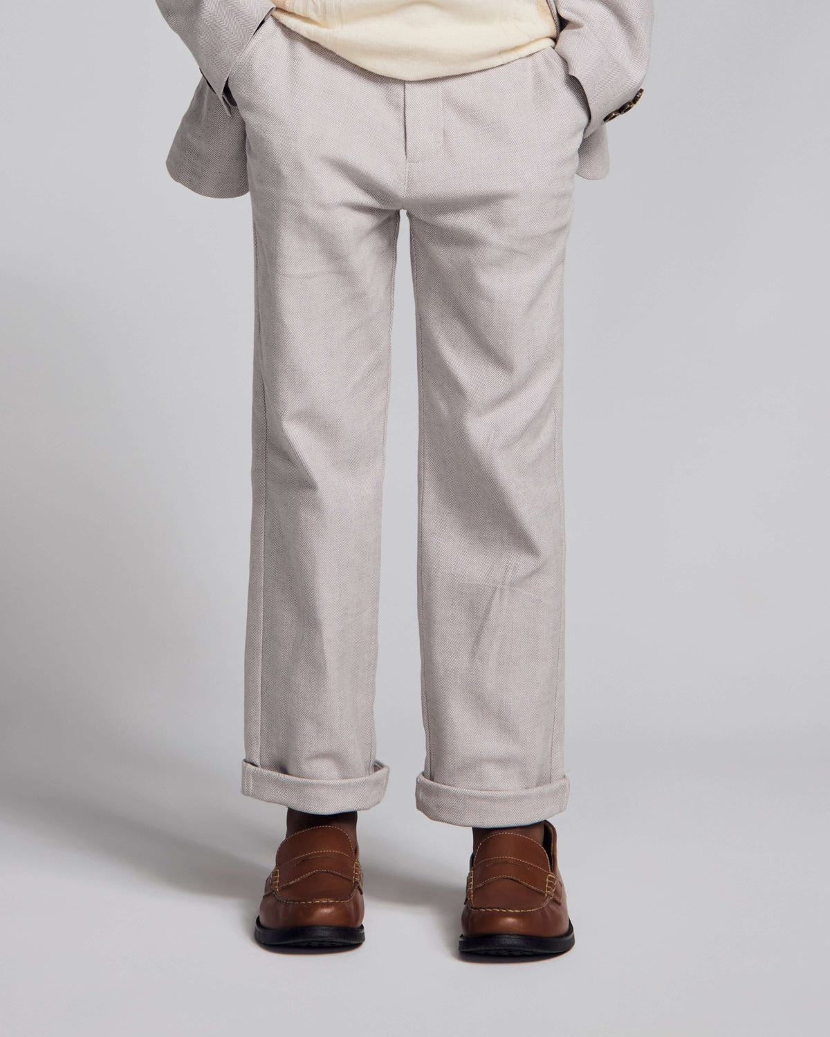 Linen Grey Mod Suit
