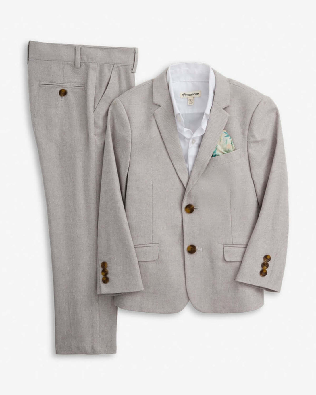 Linen Grey Mod Suit