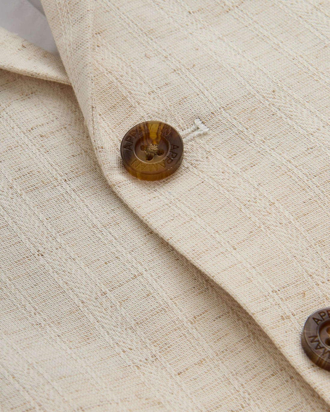Linen Ivory Sports Jacket