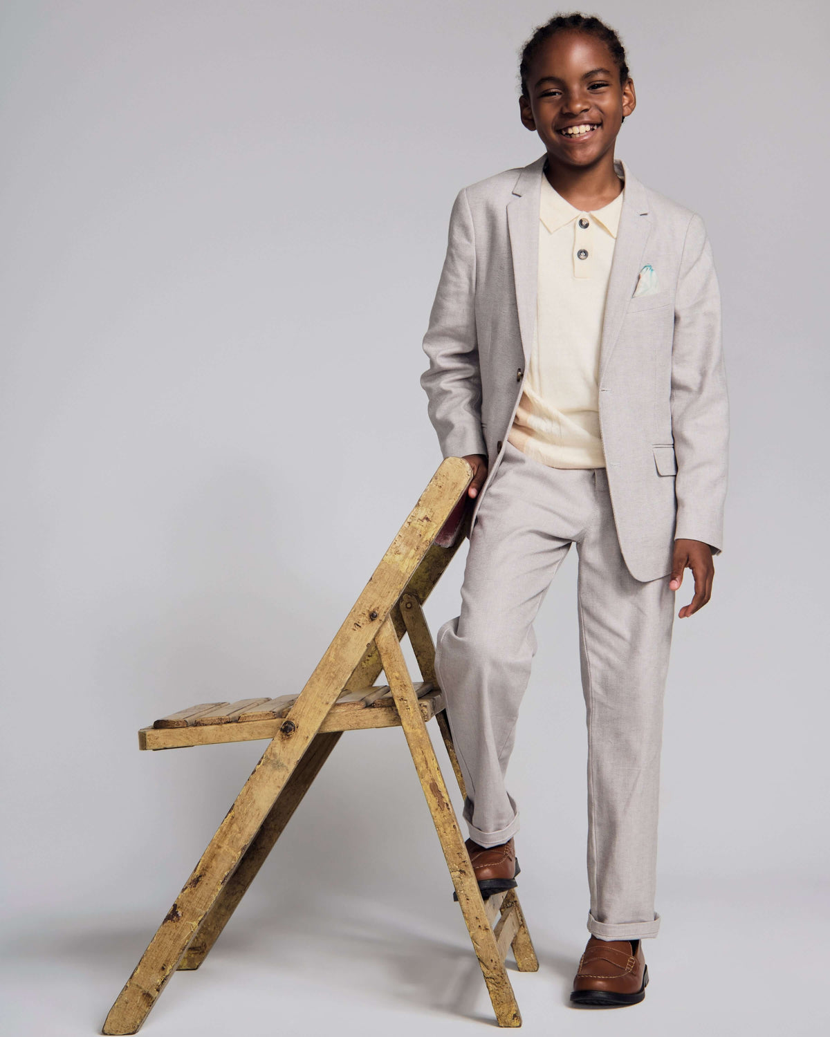 Linen Grey Sports Jacket