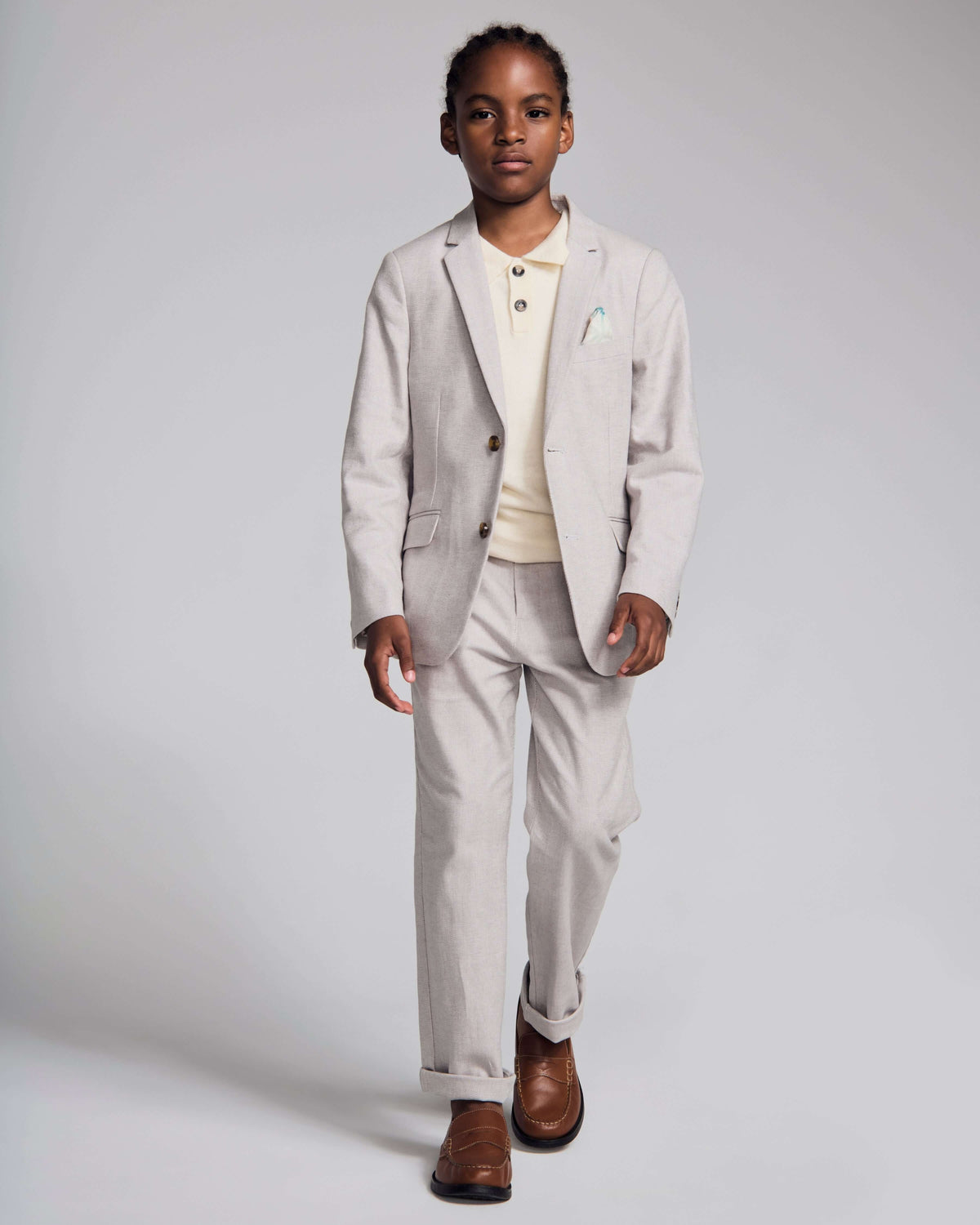 Linen Grey Sports Jacket