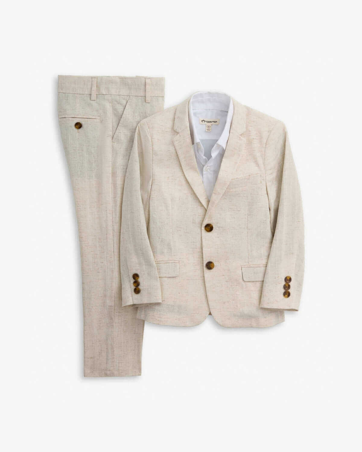 Linen Ivory Mod Suit