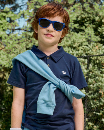 Navy Blue Fairbanks Polo