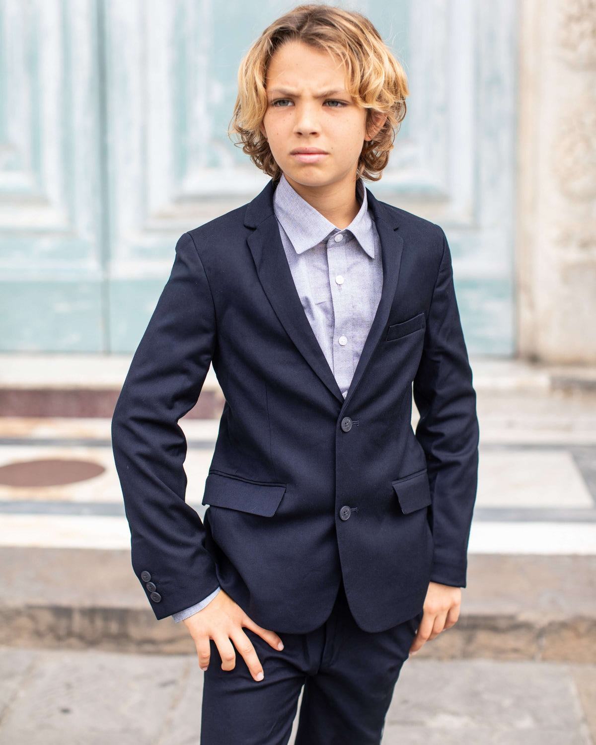 Navy Blue Mod Suit