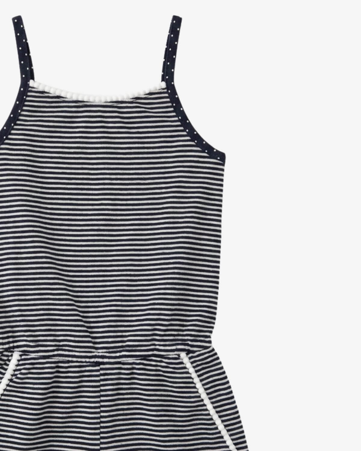 Navy Blue Novia Romper