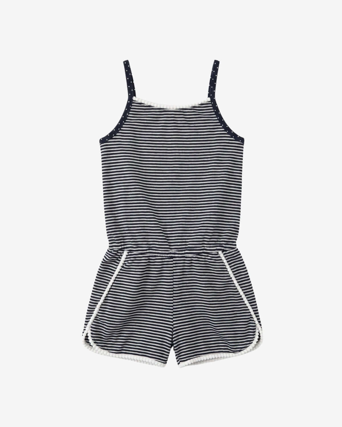 Navy Blue Novia Romper