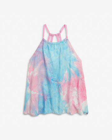 Pink Blue Tie Dye Sanibel Tank