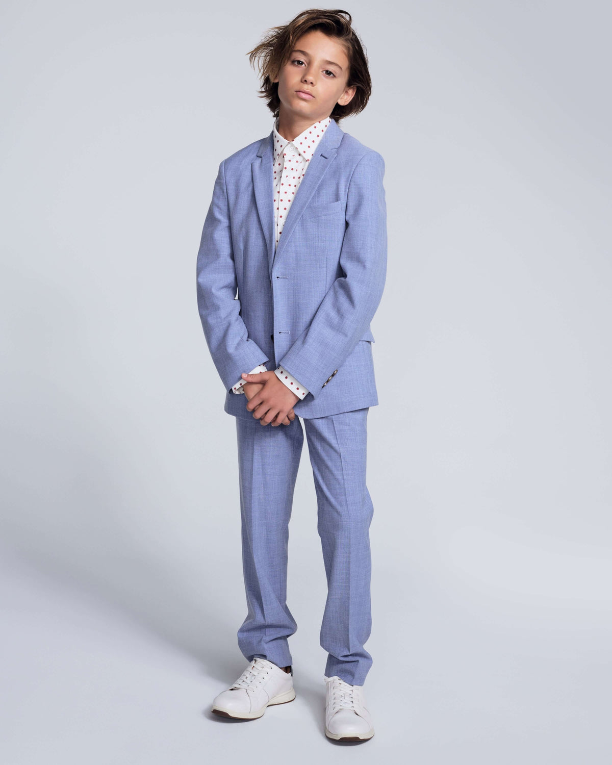 Pacific Blue Stretchy Mod Suit Pants
