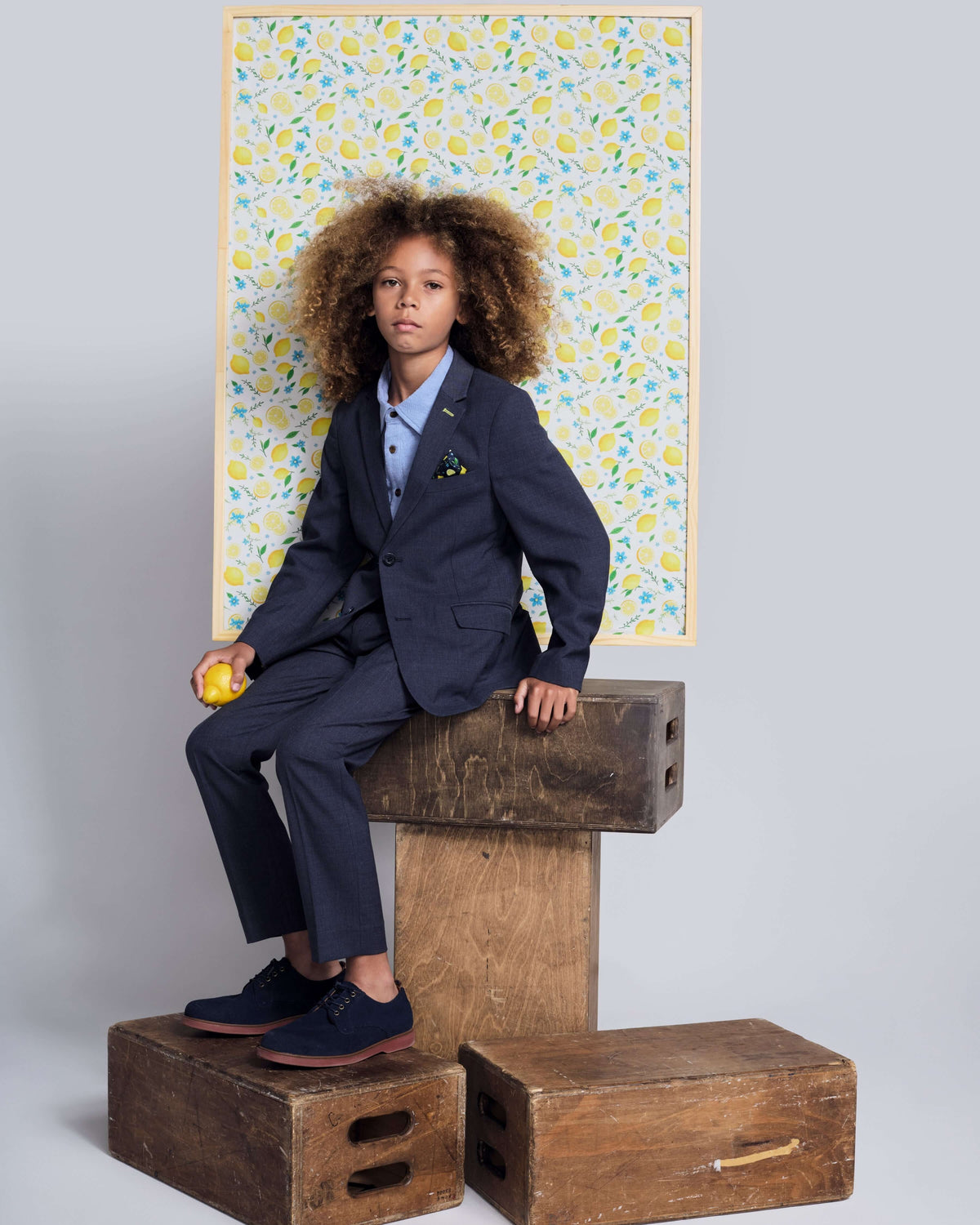 Peacoat Stretchy Mod Suit