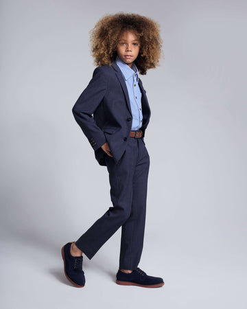 Peacoat Stretchy Mod Suit