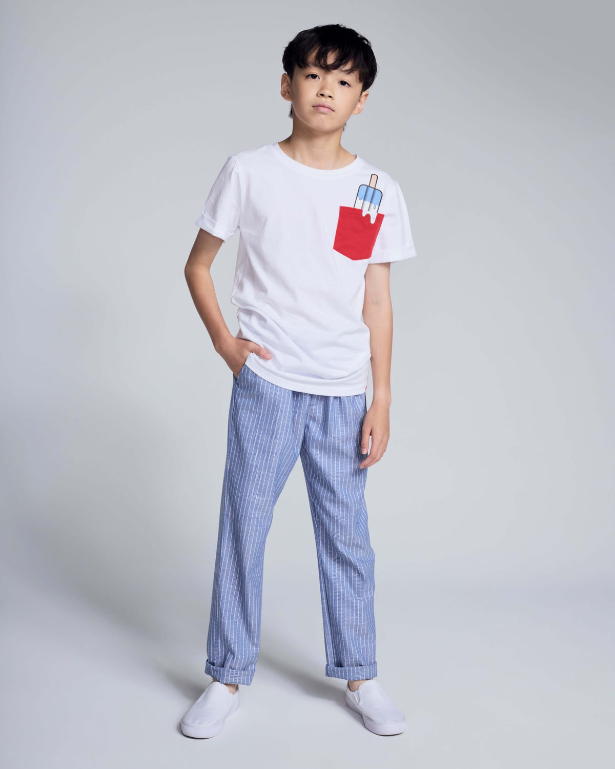 Popsicle White Day Trip Tee