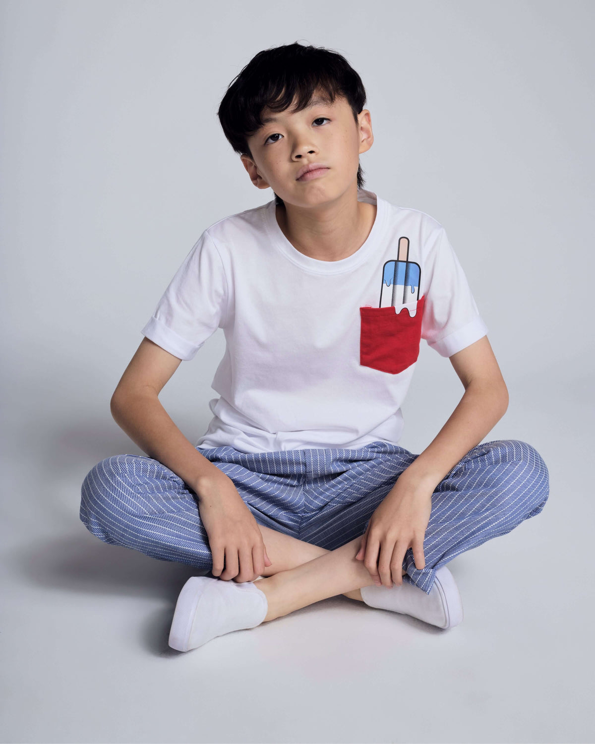 Popsicle White Day Trip Tee