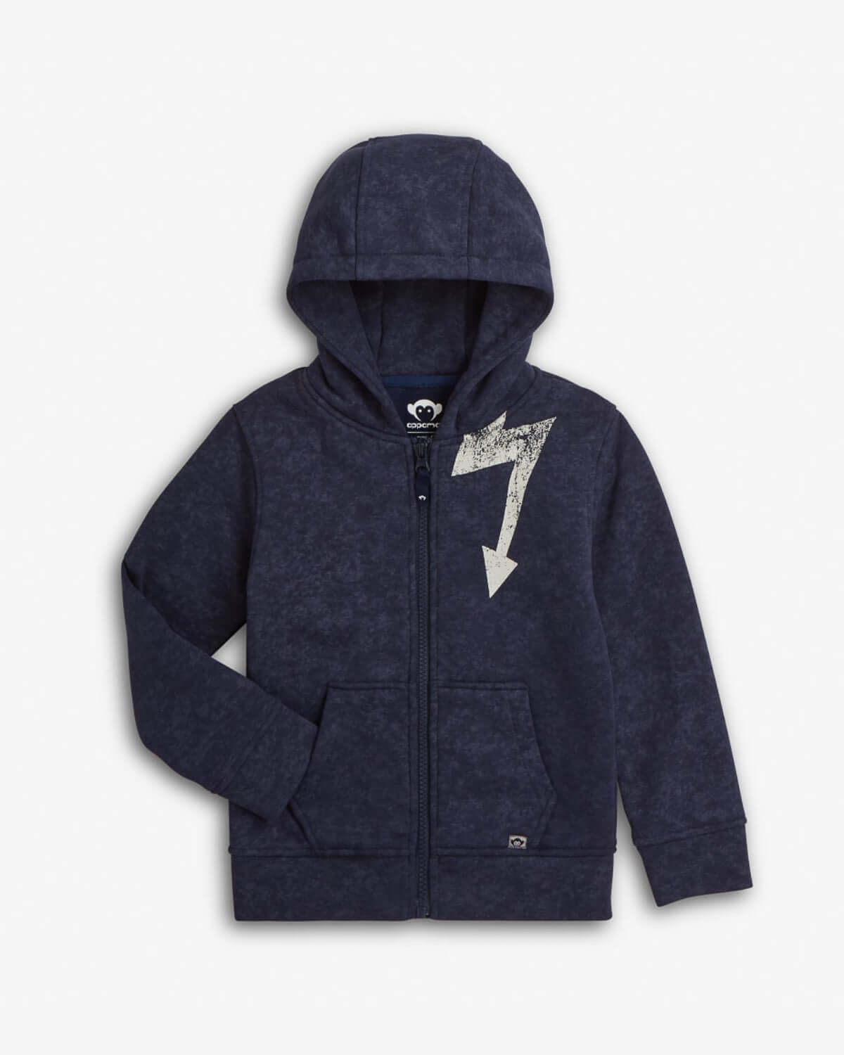 Washed Navy Bolt Strivers Hoodie