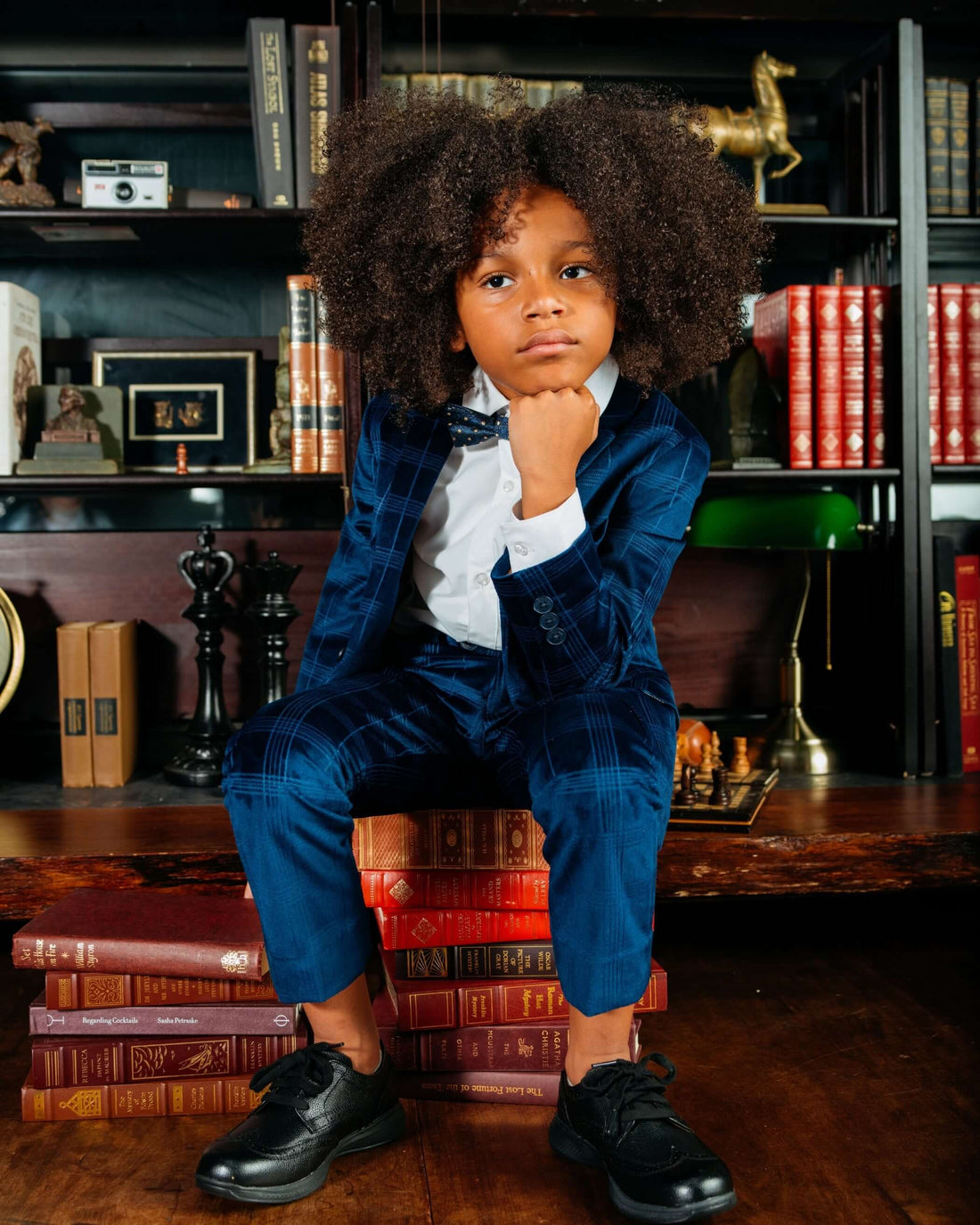 Blue Velvet Suit Blazer