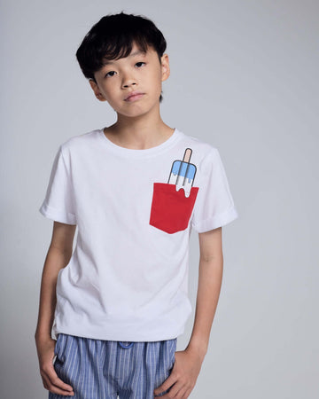 Popsicle White Day Trip Tee